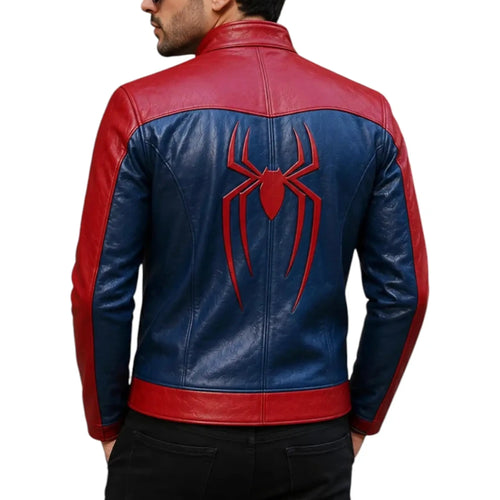 Spider Man Brand New Day Leather Red Jacket