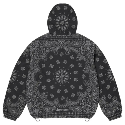 Supreme Reflective Bandana Black Anorak