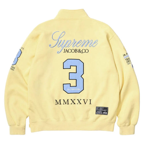 Supreme x La Martina Zip Up Yellow Sweatshirt