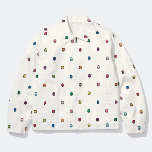 Supreme x Spitfire White Work Zip Jacket