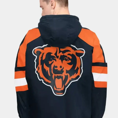 Target Chicago Bears Starter Pullover Jacket For Men & Women