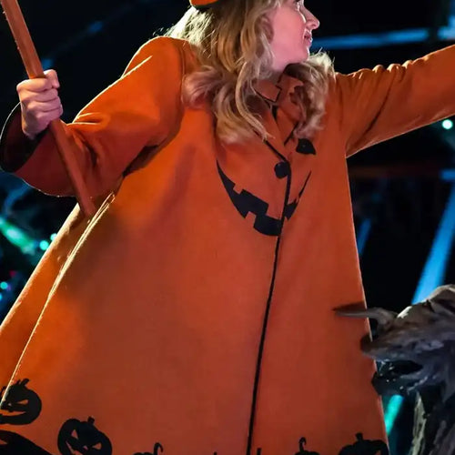 The Curse Of Bridge Hollow Mayor  Buttoned Closure Tammy Coat