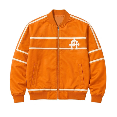 Timothée Chalamet NBA Finals Game 3 Orange Tracksuit