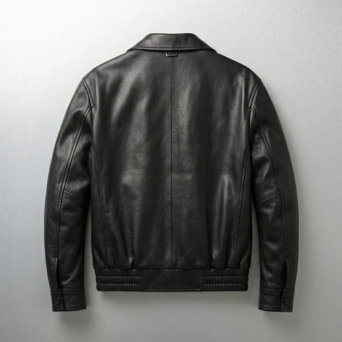 Tom Holland Spider Man New Day Premier Leather Black Jacket