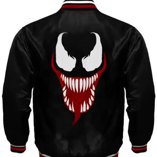 Venom Black Varsity Black Jacket