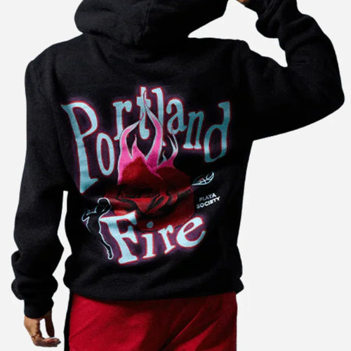 Playa Society 2026 WNBA Portland Fire Hoodie
