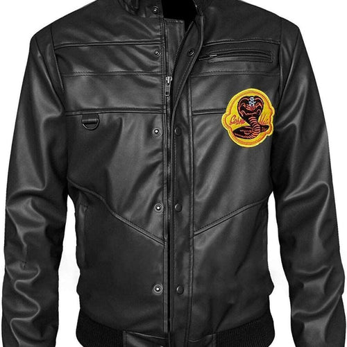 Men's Kobra Cai Karate Kid Johnny Lawrence Black Jacket