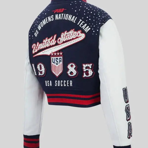 WNT Legacy US Soccer Wool Varsity Jacket