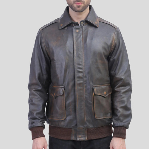 trumpt leather jacket