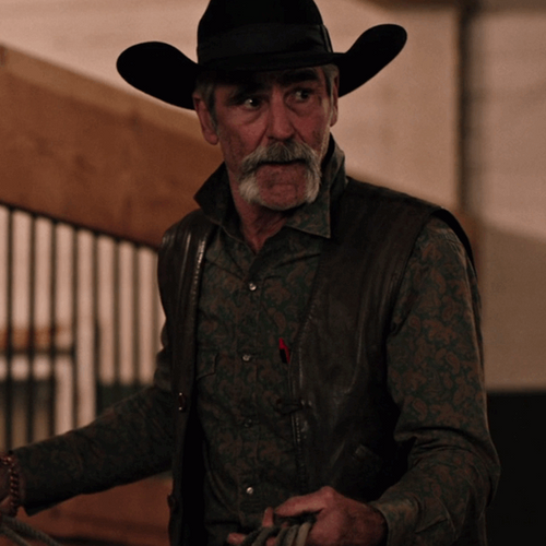 Forrie J. Smith Yellowstone S04 Brown Leather Vest