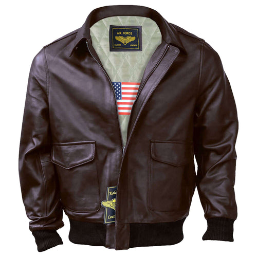 Men's Aviator A2 Flight Black Jacket