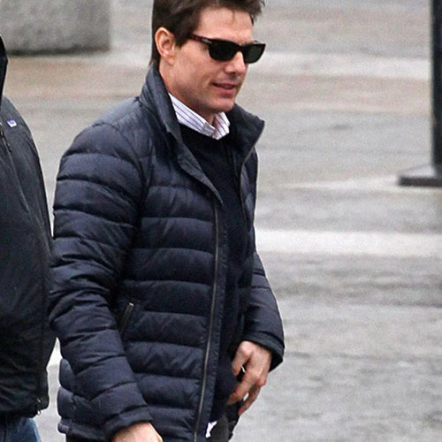 Mission Impossible 7 Ethan Hunt Blue Puffer Jacket